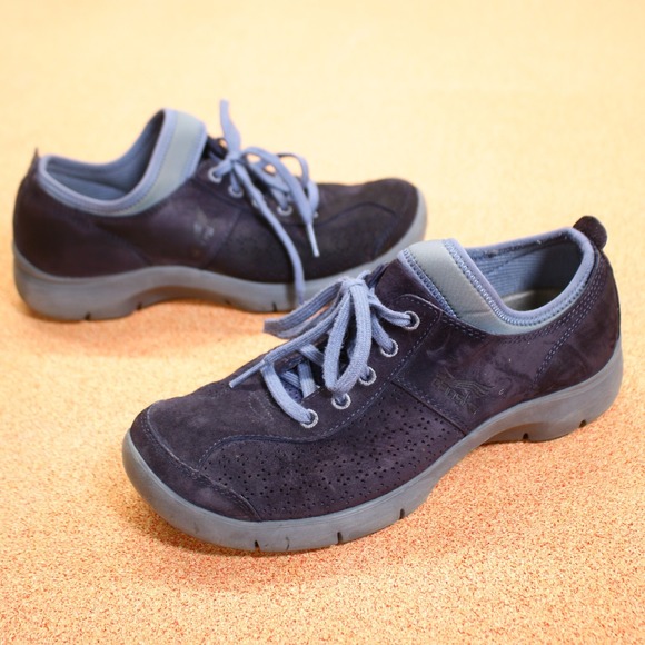 Dansko Shoes - Dansko Elise Shoes Womens Size 38 US 7.5 8  Navy Suede Low Top Walking Comfort
